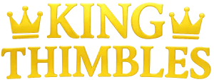 King Thimbles Game Wesbite Logo Gold