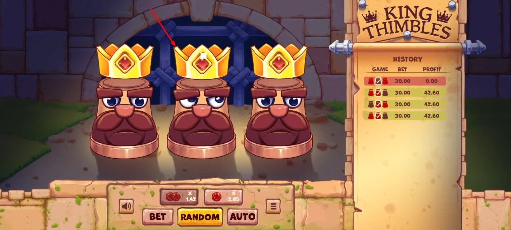 King Thimbles Gameplay Step 3